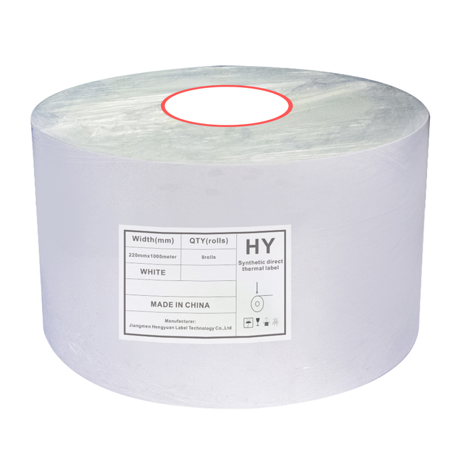 Custom Sizes Raw Material Direct Thermal Label 220mm*2000meter