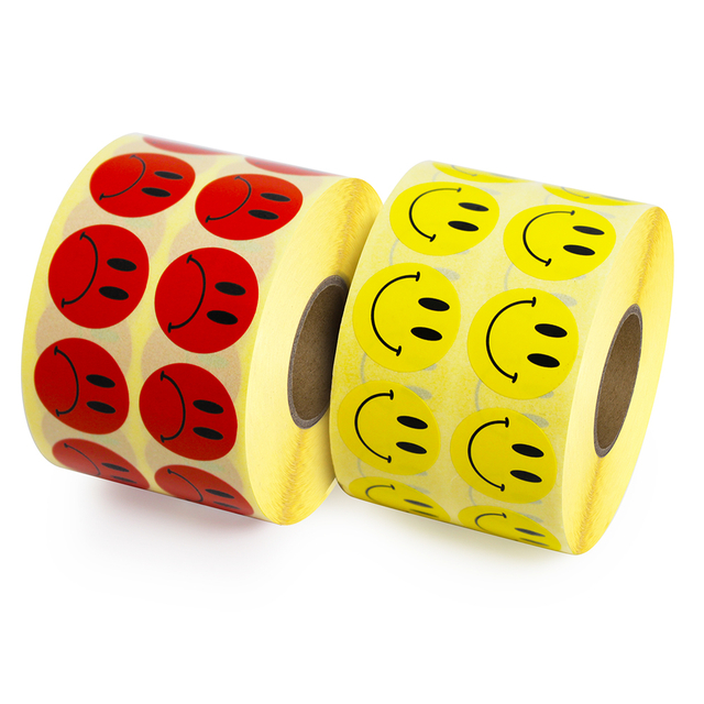 Customized Semi Glossy Label Printed Label Roll