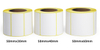 4x3 Direct Thermal TOP/ECO 102x76 100x75 Barcode Label Sticker 140383 Shipping Label