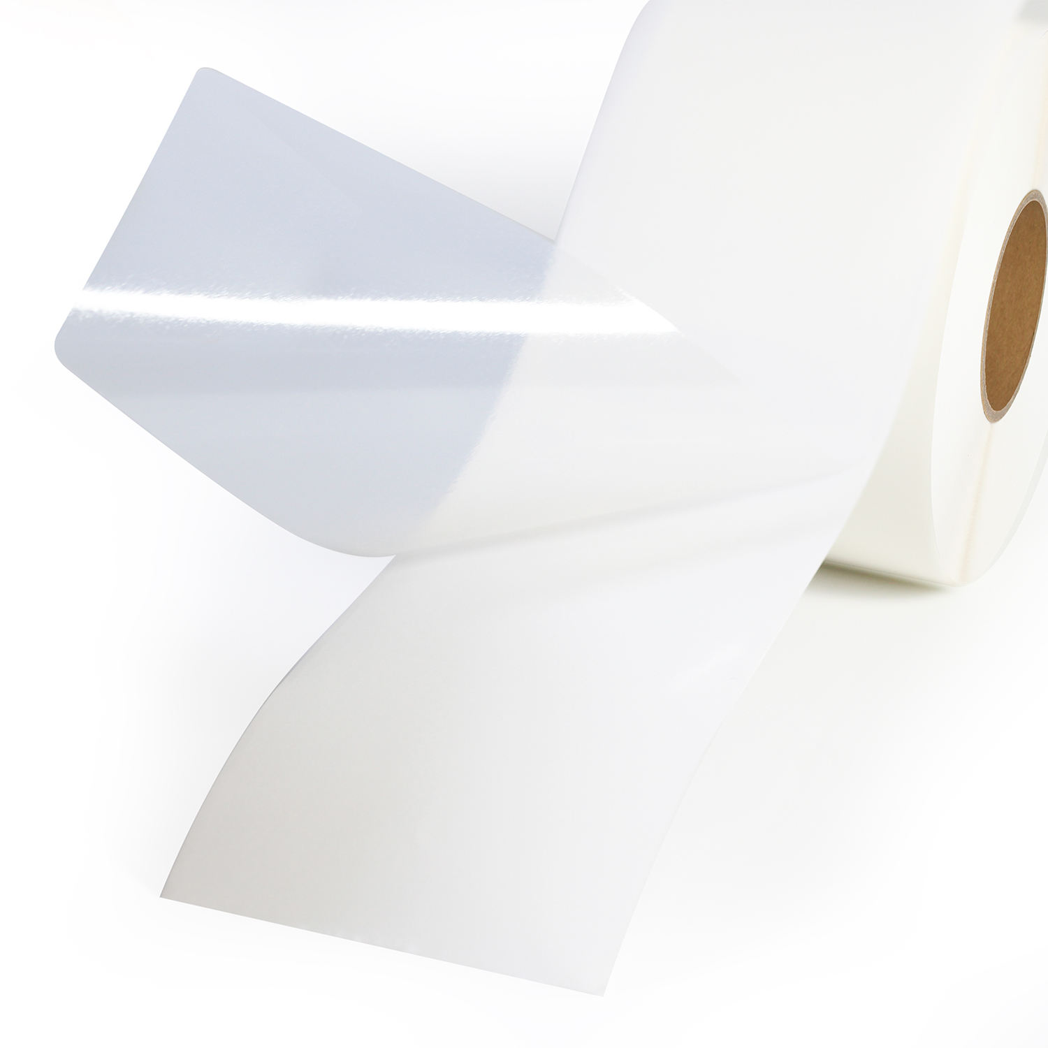 Transparent PET Self-Adhesive Sticker Label Roll