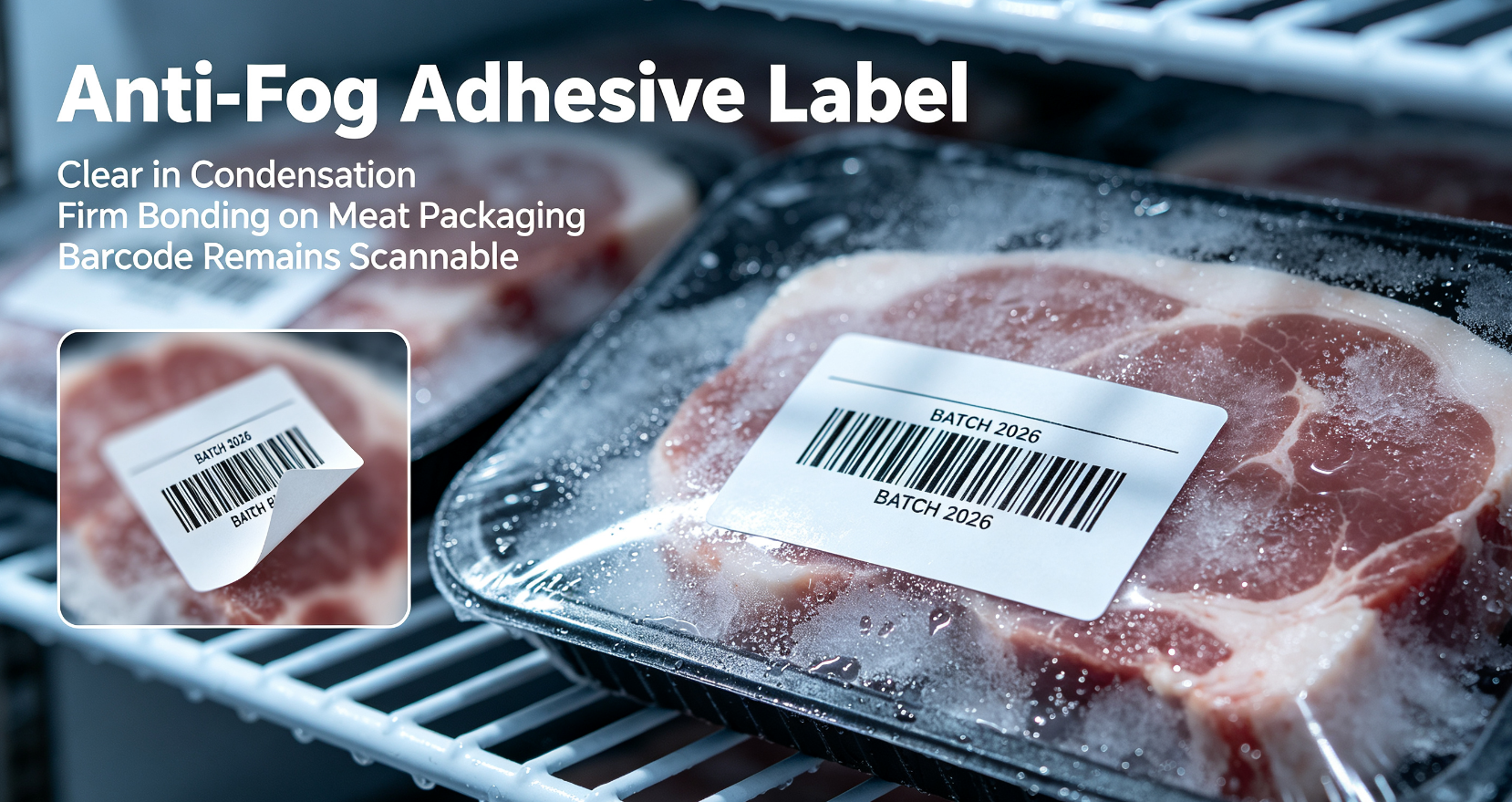Frozen label glue
