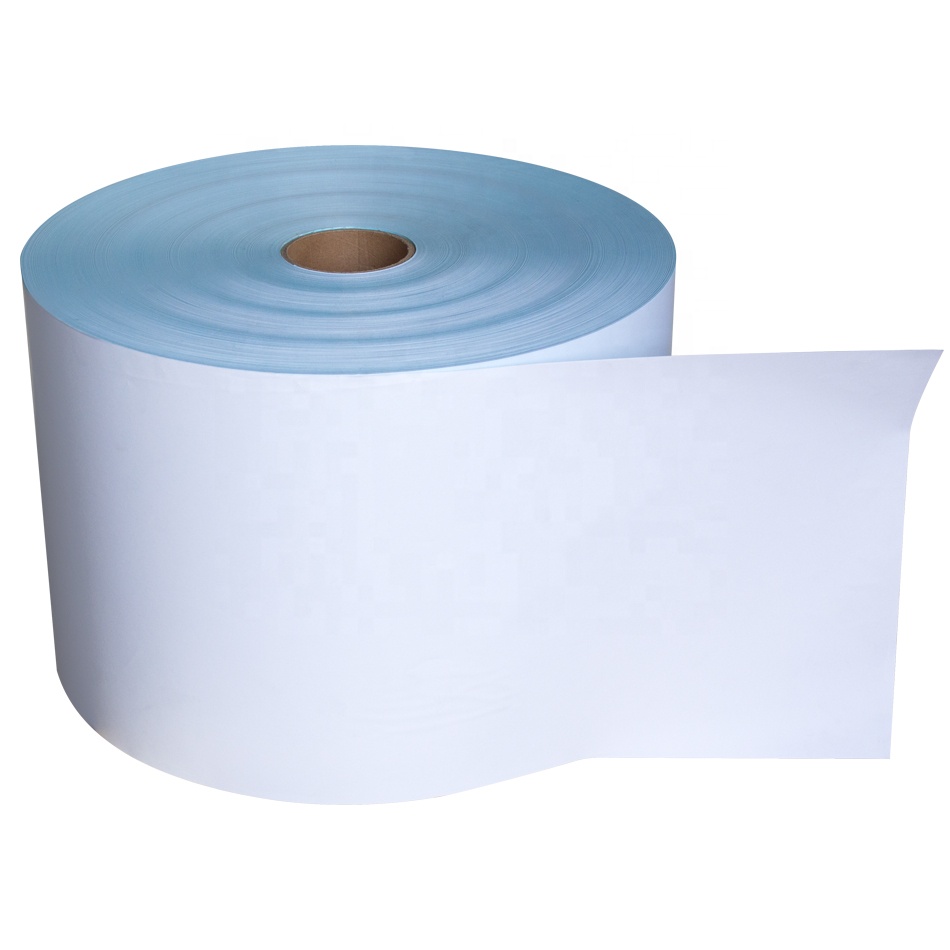 Customized Flexo Color Printing Self Adhesive Sticker Thermal Transfer Top Coated Art Paper Semi Glossy Paper Jumbo Label Roll