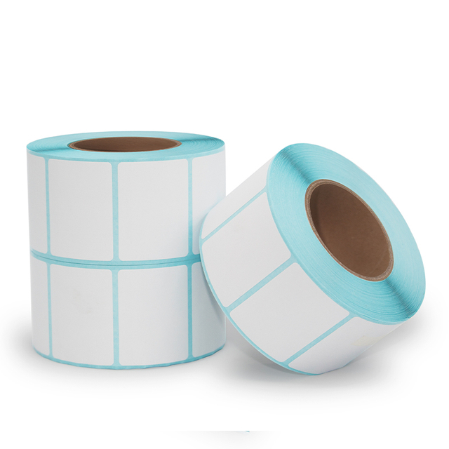 Supermarket Product Weighing Scale Transparent Self Adhesive Paper Sticker roll Pre Printed Price Waterproof Barcode Label