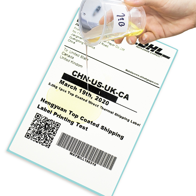 Wholesale FBA 100x150 Heat Sensitive Adhesive Shipping Stickers Roll