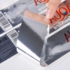 Self Adhesive Silver Matt Gloss PE PET BOPP Label Stock Material In Jumbo Rolls