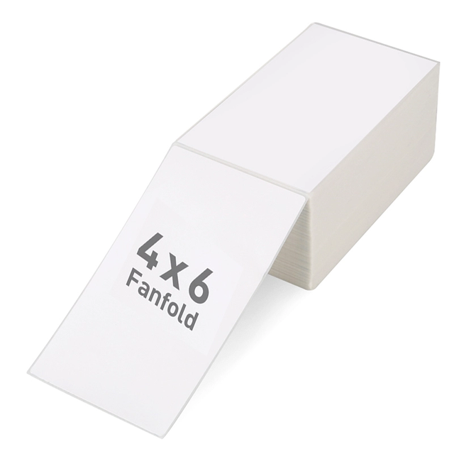Shipping Label Fanfold Address Label 4x6